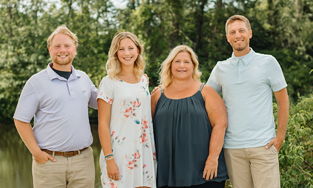 family in a park in Limestone county