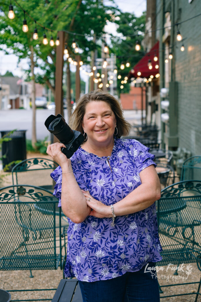 LFP-Lauraheadshots-2 - Laura Funk Photography Photographer holding her camera on the sidewalk